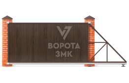 Откатные ворота механические 5 м 5000×2200 ЗМК-7955