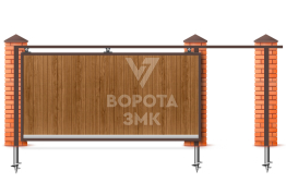 Ролтэк Ворота откатные 2200×3500 ЗМК-7080