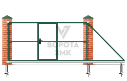Ворота металлические 3500×2000 ЗМК-7348