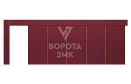 Противопожарные откатные ворота для паркинга 2500×3500 ЗМК-9602